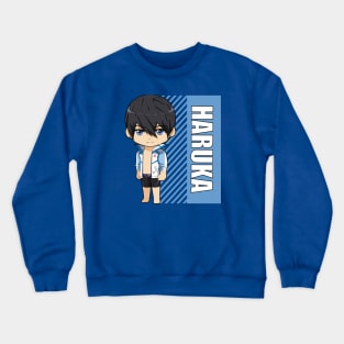 Free Chibi Haruka Nanase Crewneck Sweatshirt